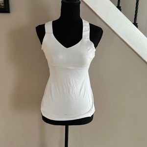 Lulu Lemon white workout top
